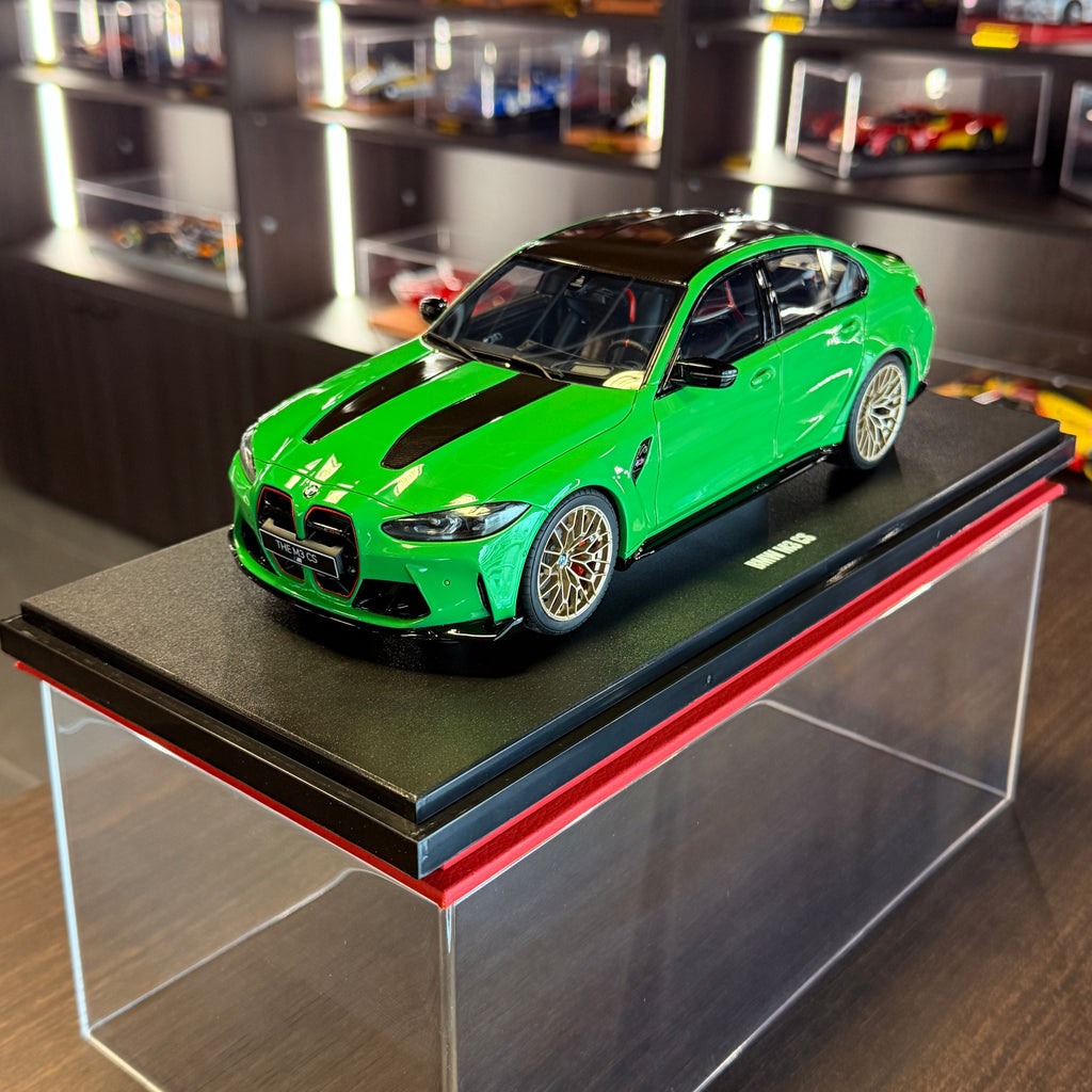 BMW M3 CS 2023 – Signal Green 1:18 od GT Spirit — Limitovaná edice 999 ks