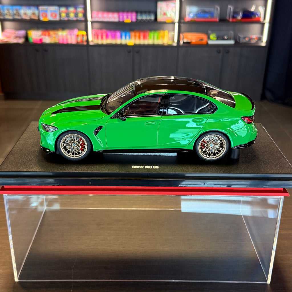 BMW M3 CS 2023 – Signal Green 1:18 od GT Spirit — Limitovaná edice 999 ks
