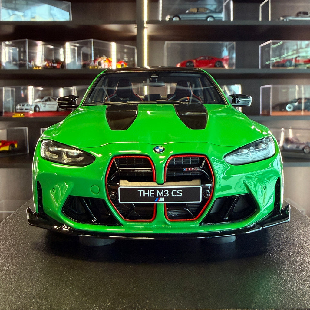 BMW M3 CS 2023 – Signal Green 1:18 od GT Spirit — Limitovaná edice 999 ks