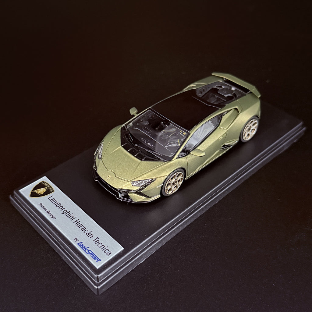 Lamborghini Huracán Tecnica 2022 – Verde Gea im Maßstab 1:43 von Looksmart