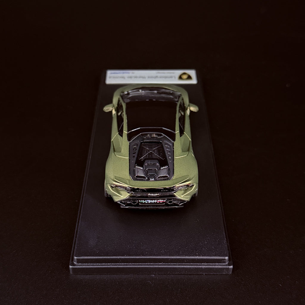 Lamborghini Huracán Tecnica 2022 – Verde Gea im Maßstab 1:43 von Looksmart