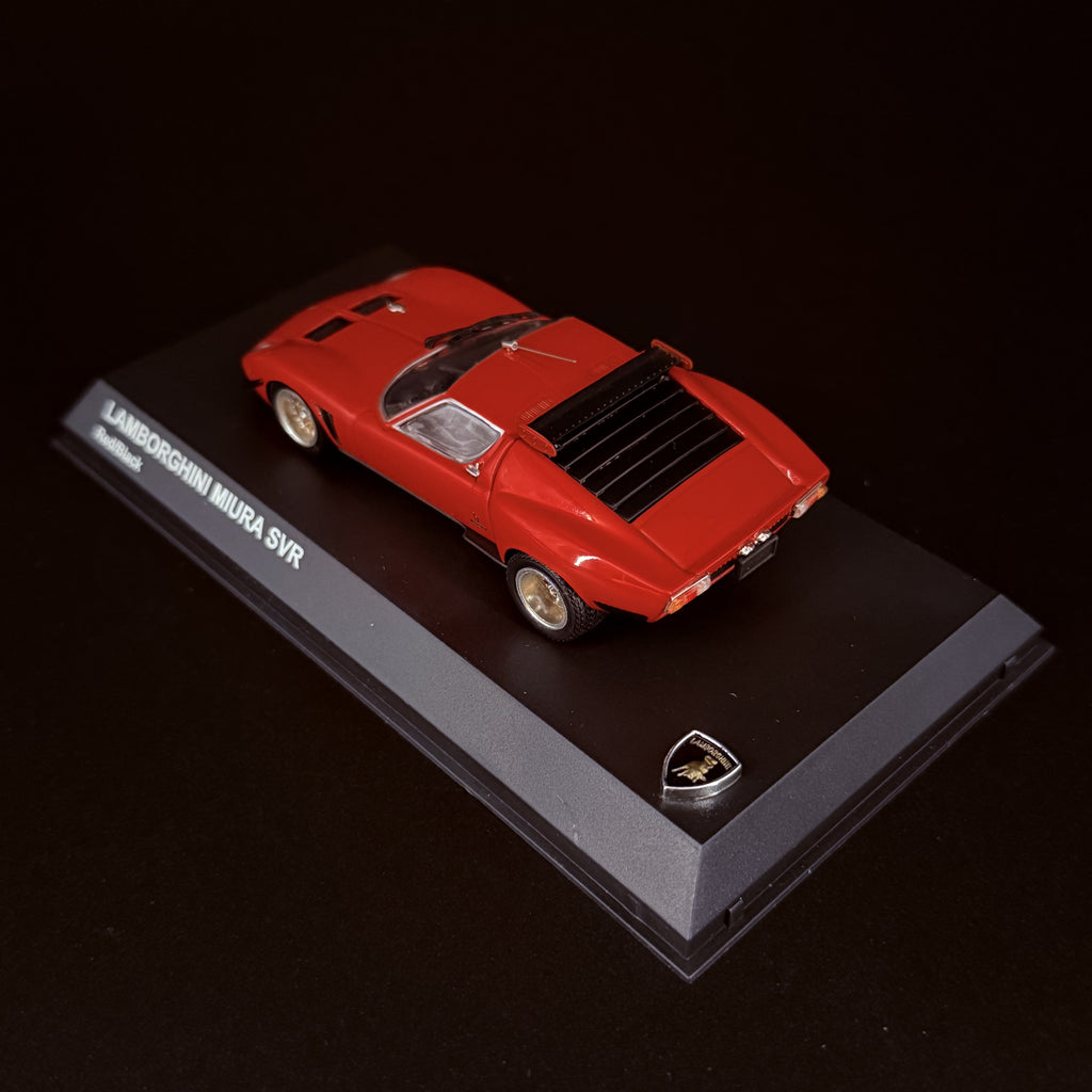 Lamborghini Miura SVR – Rot / Schwarz im Maßstab 1:43 von KYOSHO