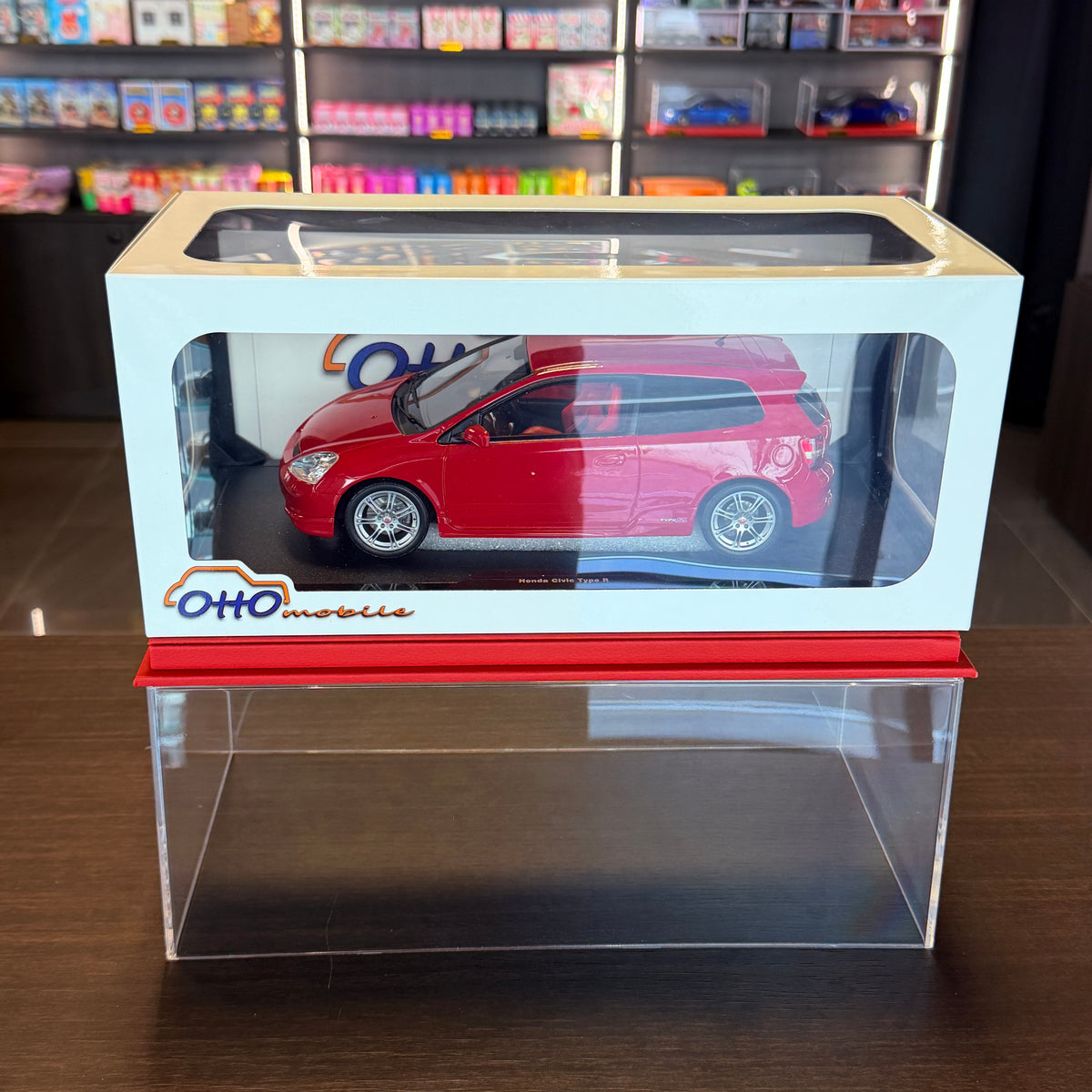 Honda Civic Type R EP3 2005 – milánská červená 1:18 od OttOmobile