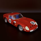 Ferrari 250 GTO #18 – 1963 Daytona 3 Hours, Rot 1:18 Maßstab von KYOSHO (Lizenziert von BBR Models)