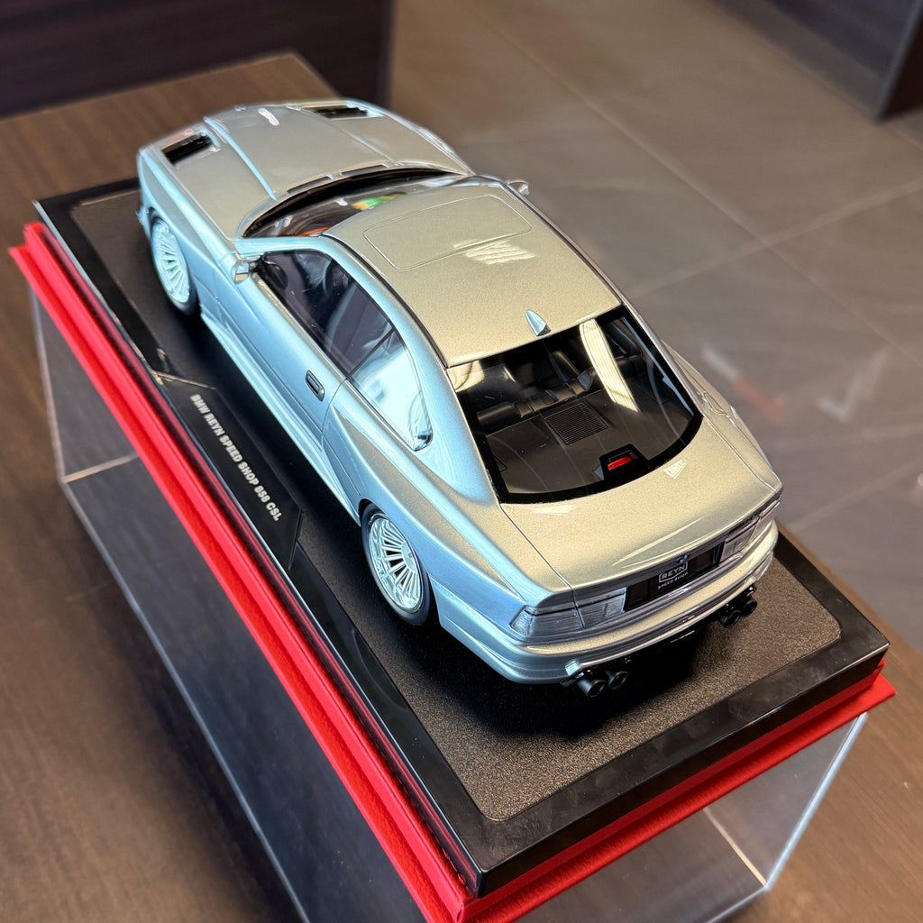 BMW Reyn Speed Shop 858 CSL by Jon Sibal – Chrome Shadow 1:18 by OttOmobile