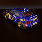 Subaru Impreza 555 #5 – Rallye Monte Carlo 1995 Carlos Sainz Maßstab 1:18 von KYOSHO