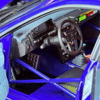 Subaru Impreza 555 Rallye Monte Carlo 1995, vůz č. 5, Carlos Sainz, měřítko 1:18 s vitrínou od Kyosho