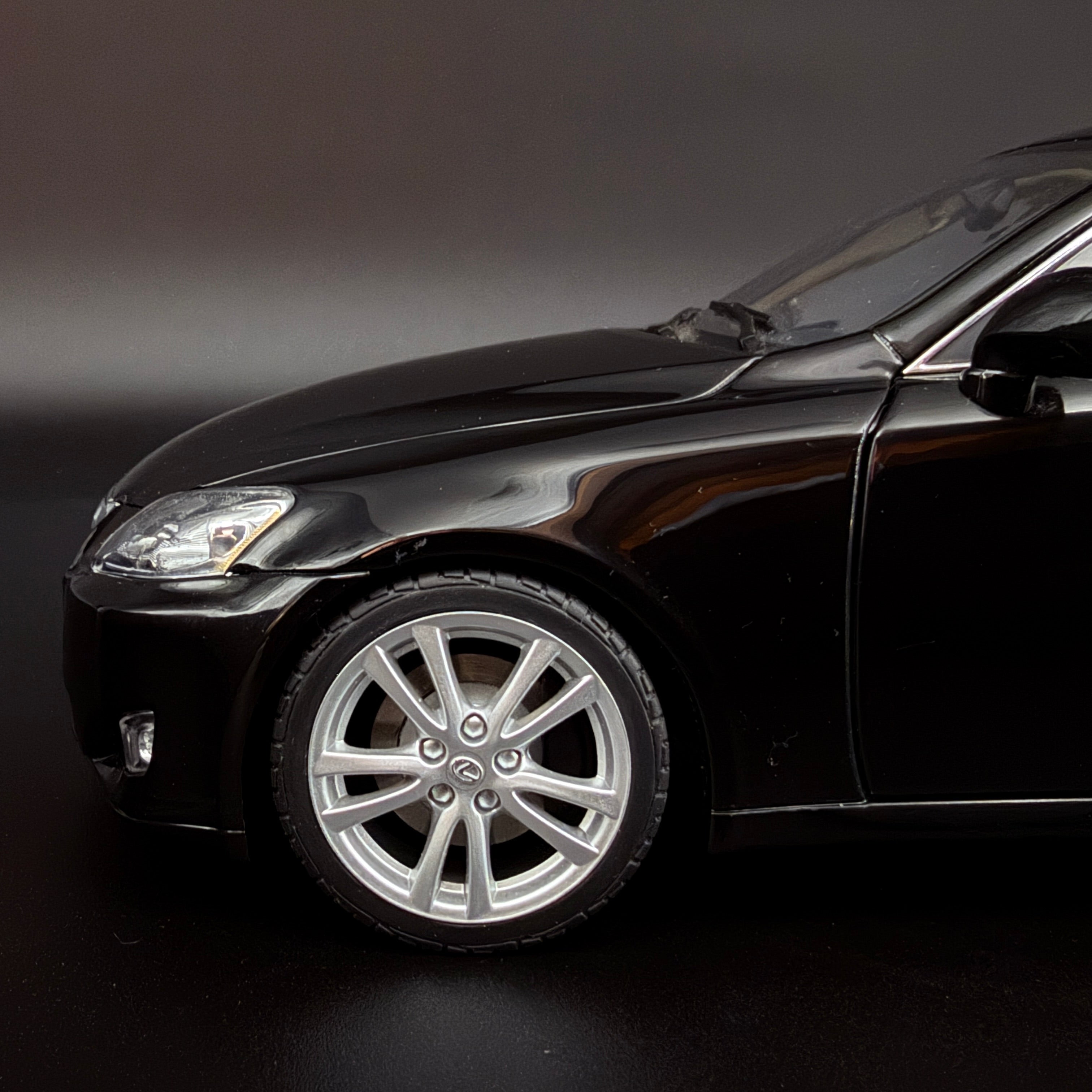 Lexus IS 350 (LHD) 2006 – Schwarz Maßstab 1:18 von AUTOart