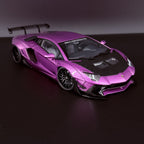 Lamborghini Aventador Liberty Walk LB-Works Limited Edition (Viola SE30) Maßstab 1:18