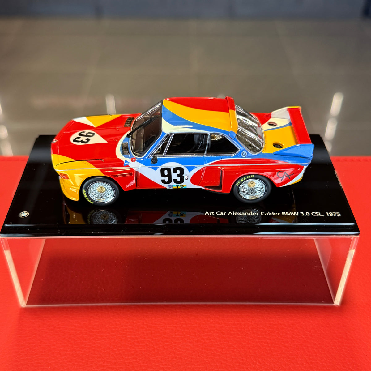 BMW 3.0 CSL #93 Art Car by Alexander Calder – Le Mans 1975 1:43 by Norev