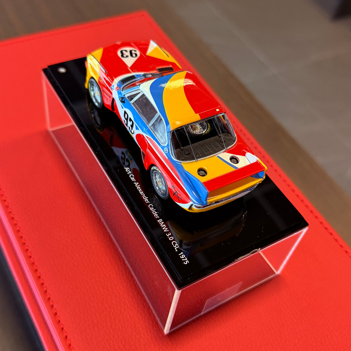BMW 3.0 CSL #93 Art Car by Alexander Calder – Le Mans 1975 1:43 by Norev