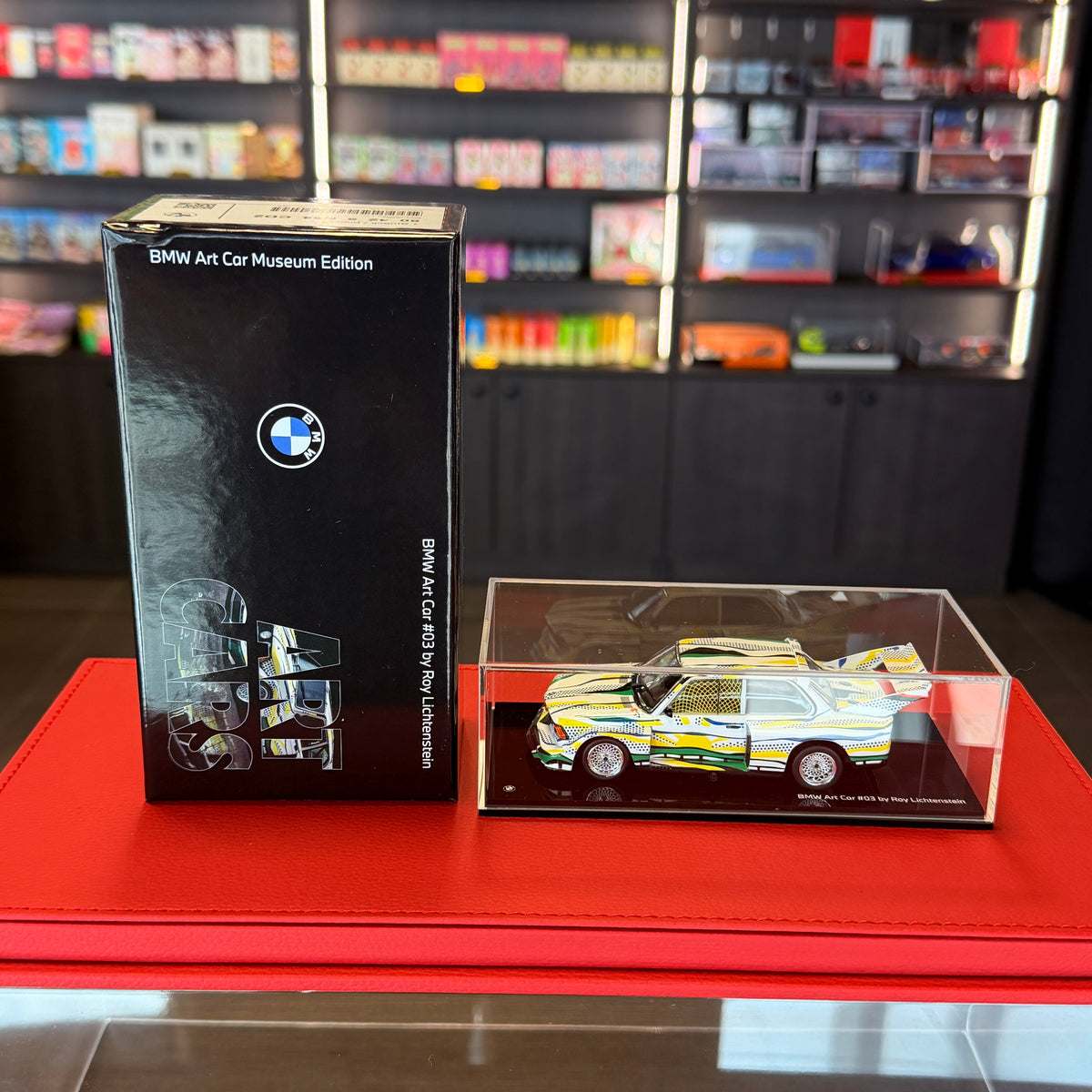 BMW 320i E21 Turbo Group 5 Art Car od Roye Lichtensteina – 1:43 od Norev