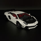 Liberty Walk Lamborghini Aventador Limited Edition – Metallicweiß 1:18 Maßstab von AUTOart
