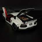 Liberty Walk Lamborghini Aventador Limited Edition – Metallicweiß 1:18 Maßstab von AUTOart