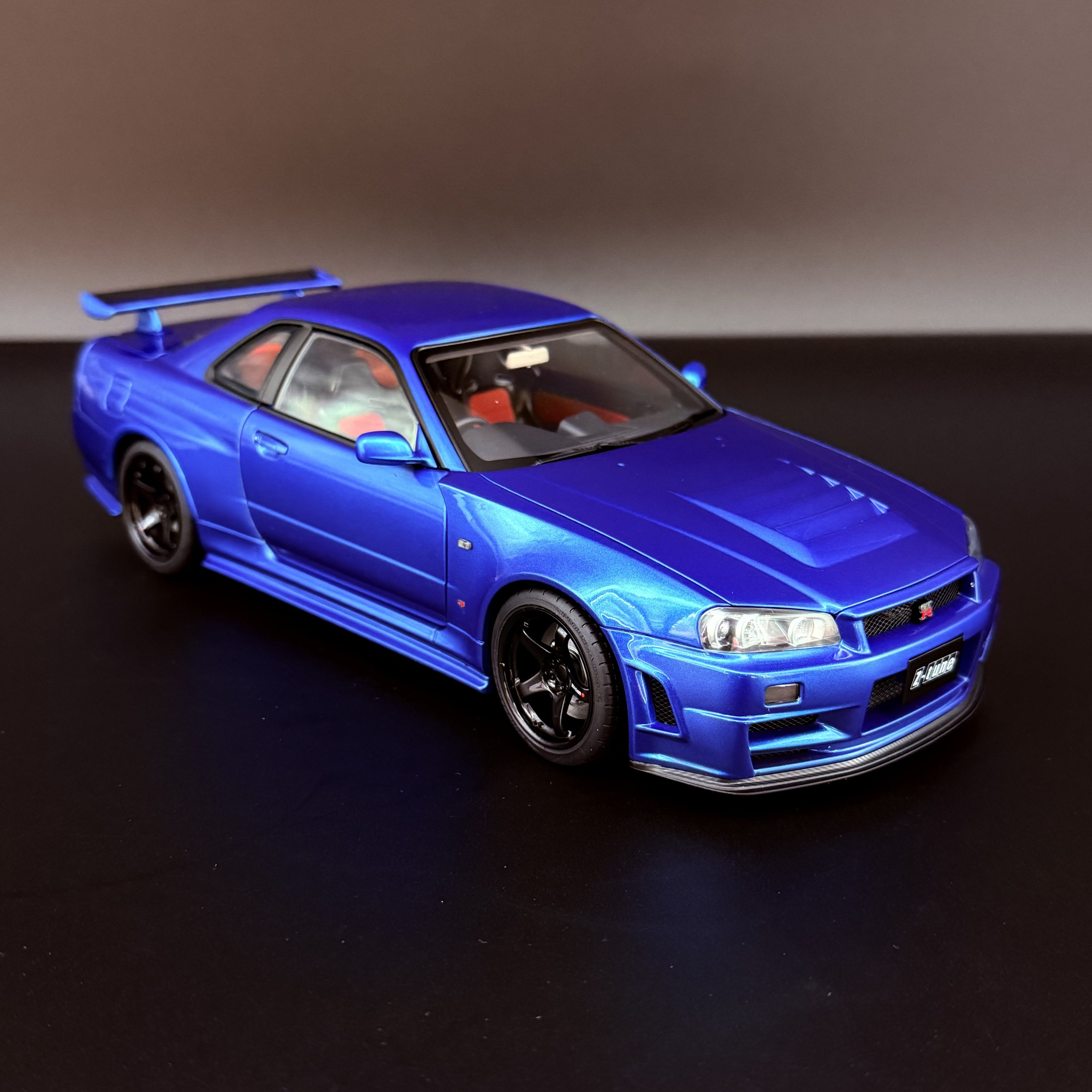 Nissan Skyline GT-R (R34) Z-tune 2005 – Blau 1:18 Maßstab von AUTOart