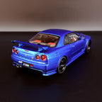 Nissan Skyline GT-R (R34) Z-tune 2005 – Blau 1:18 Maßstab von AUTOart