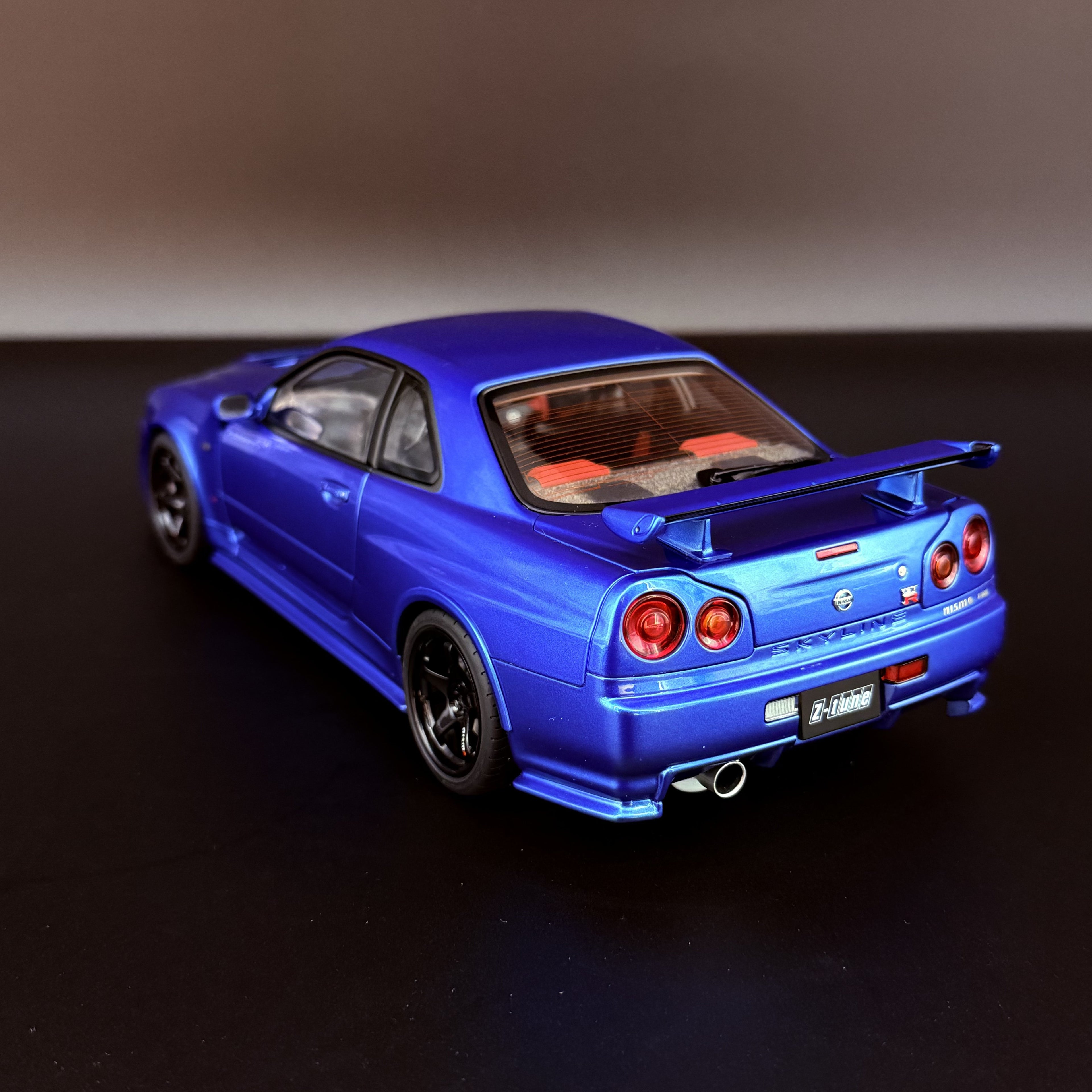 Nissan Skyline GT-R (R34) Z-tune 2005 – Blau 1:18 Maßstab von AUTOart