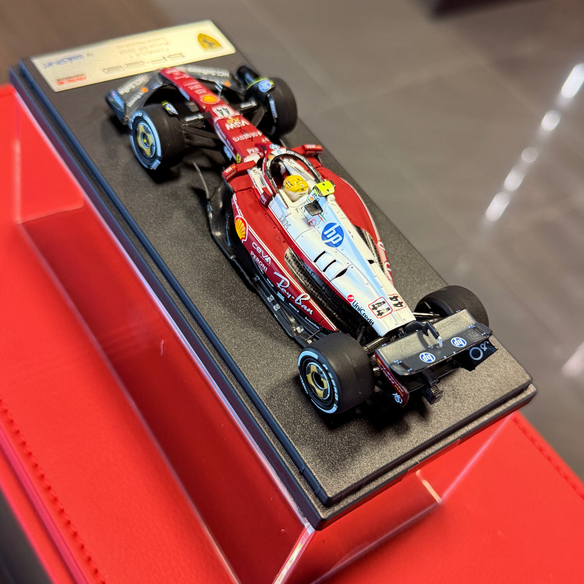 Ferrari SF-25 Monza Grand Prix 2025 Lewis Hamilton #44 1:43 Scale by LOOKSMART