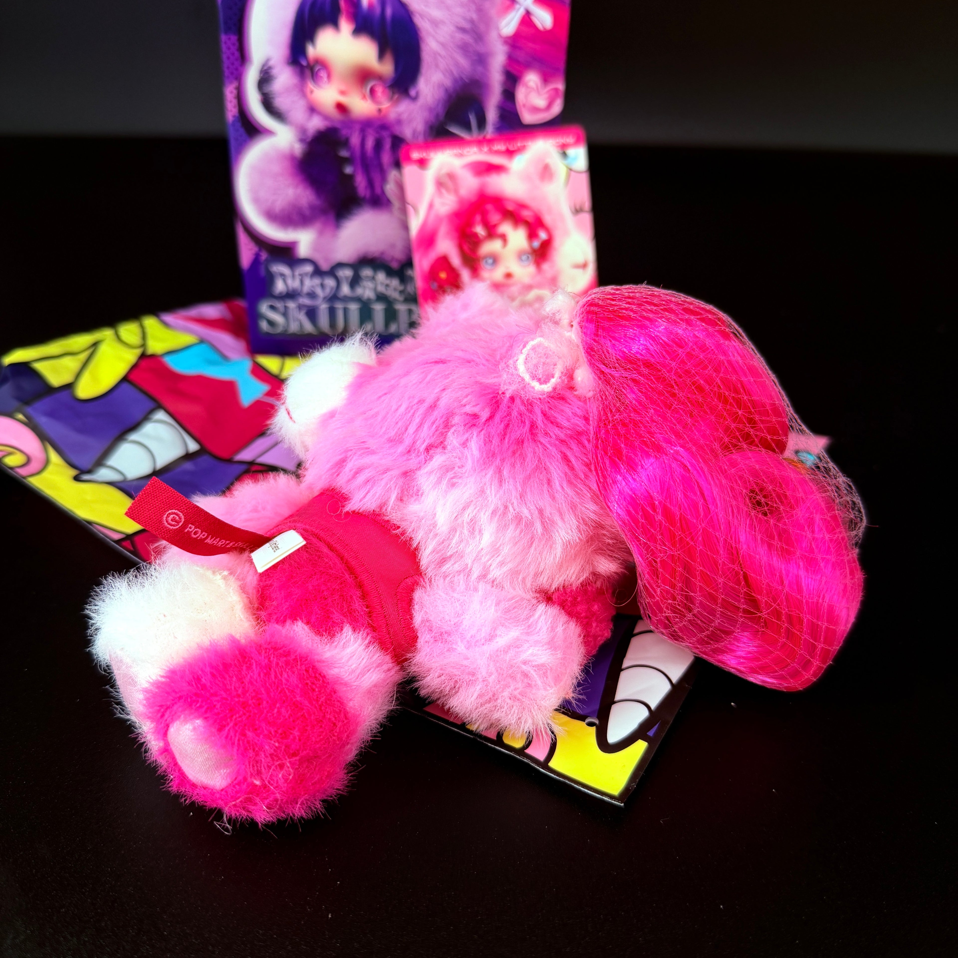 SKULLPANDA × My Little Pony Series Pinkie Pie, pendentif en peluche, par POP MART