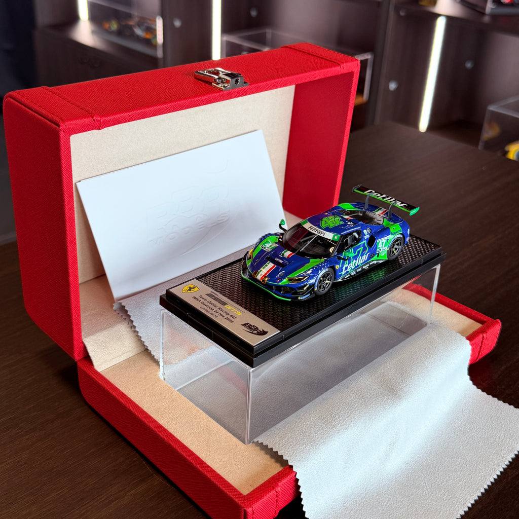 Ferrari 296 GT3 #47 Cetilar Racing 2025 IMSA Daytona 24H 1:43 από την BBR Models — Περιορισμένη έκδοση 10 τεμαχίων
