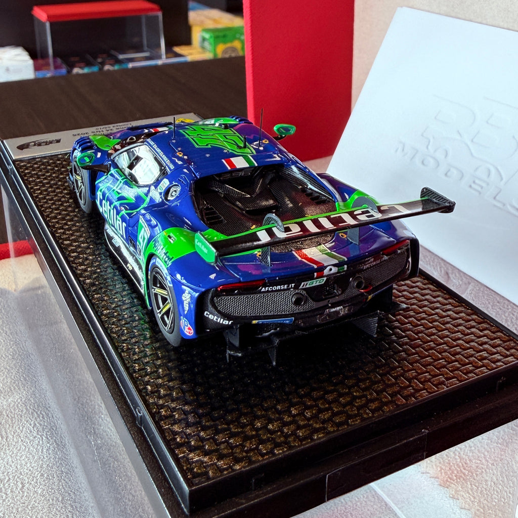 Ferrari 296 GT3 #47 Cetilar Racing 2025 IMSA Daytona 24H 1:43 από την BBR Models — Περιορισμένη έκδοση 10 τεμαχίων