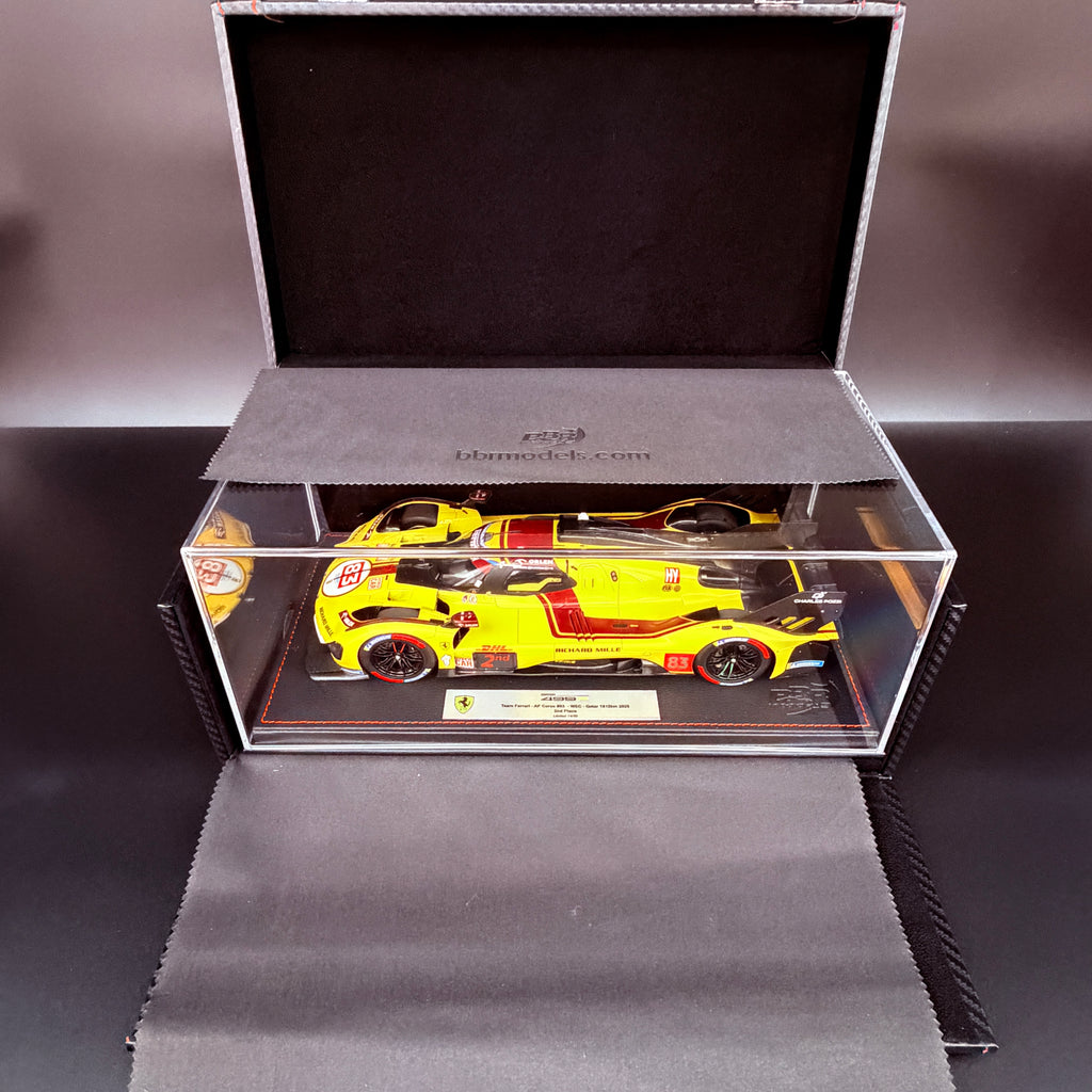 Ferrari 499P Nr. 83 – 2. bei den Qatar 1812 km 2025, Fahrer Kubica Ye Hanson