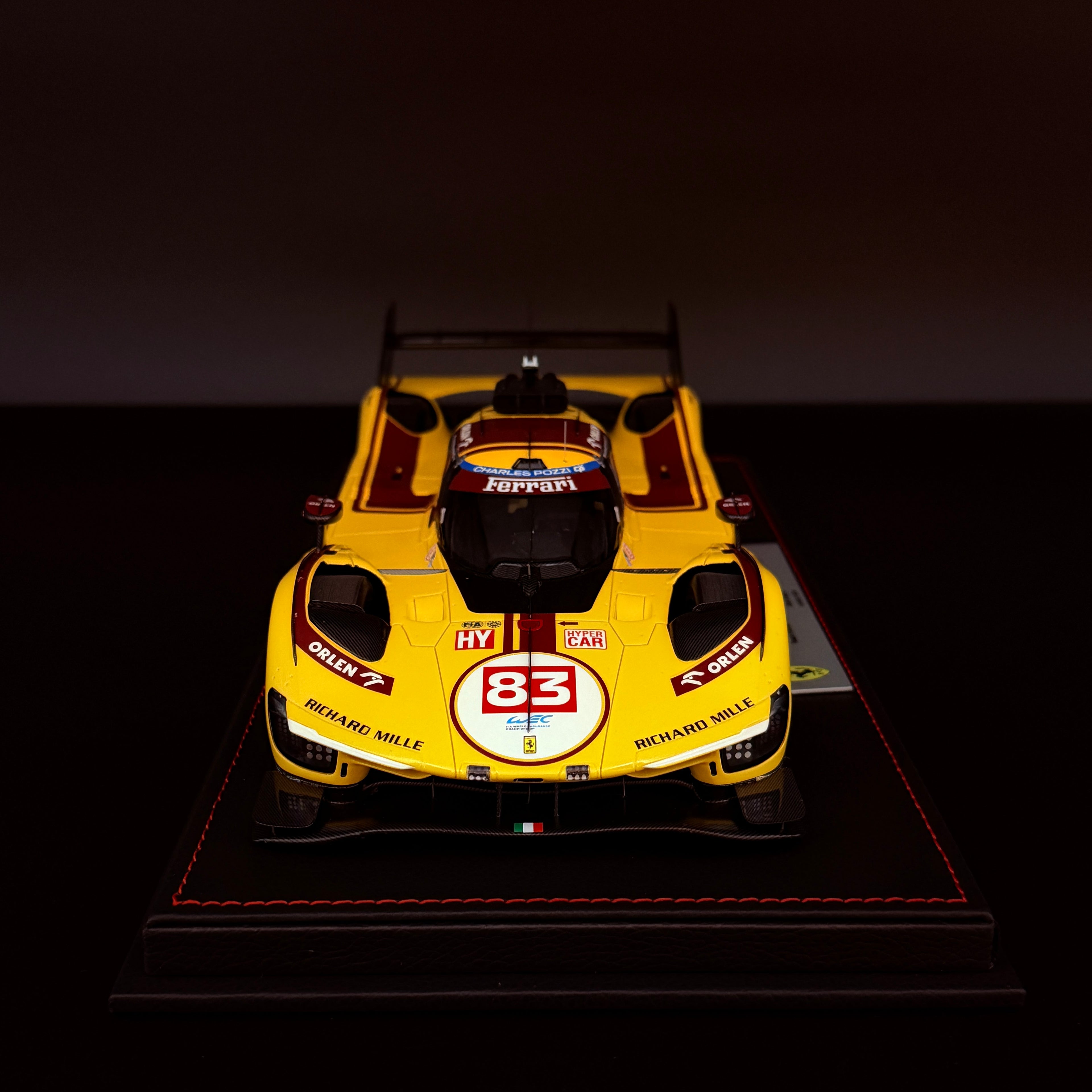 Ferrari 499P Nr. 83 – 2. bei den Qatar 1812 km 2025, Fahrer Kubica Ye Hanson