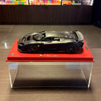Ferrari F80 Matowy czarny 1:18 z gablotą od BBR Models — limitowana seria 30 szt.