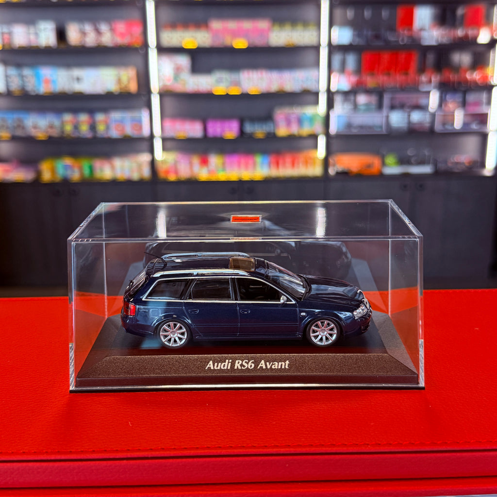 Audi RS6 Avant (C5) 2002 Blue Metallic 1:43 by Maxichamps