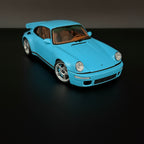 Almost Real Porsche 911 (964) RUF CTR Anniversary Coupé 2017 Bavarian Blue Sky 1:18