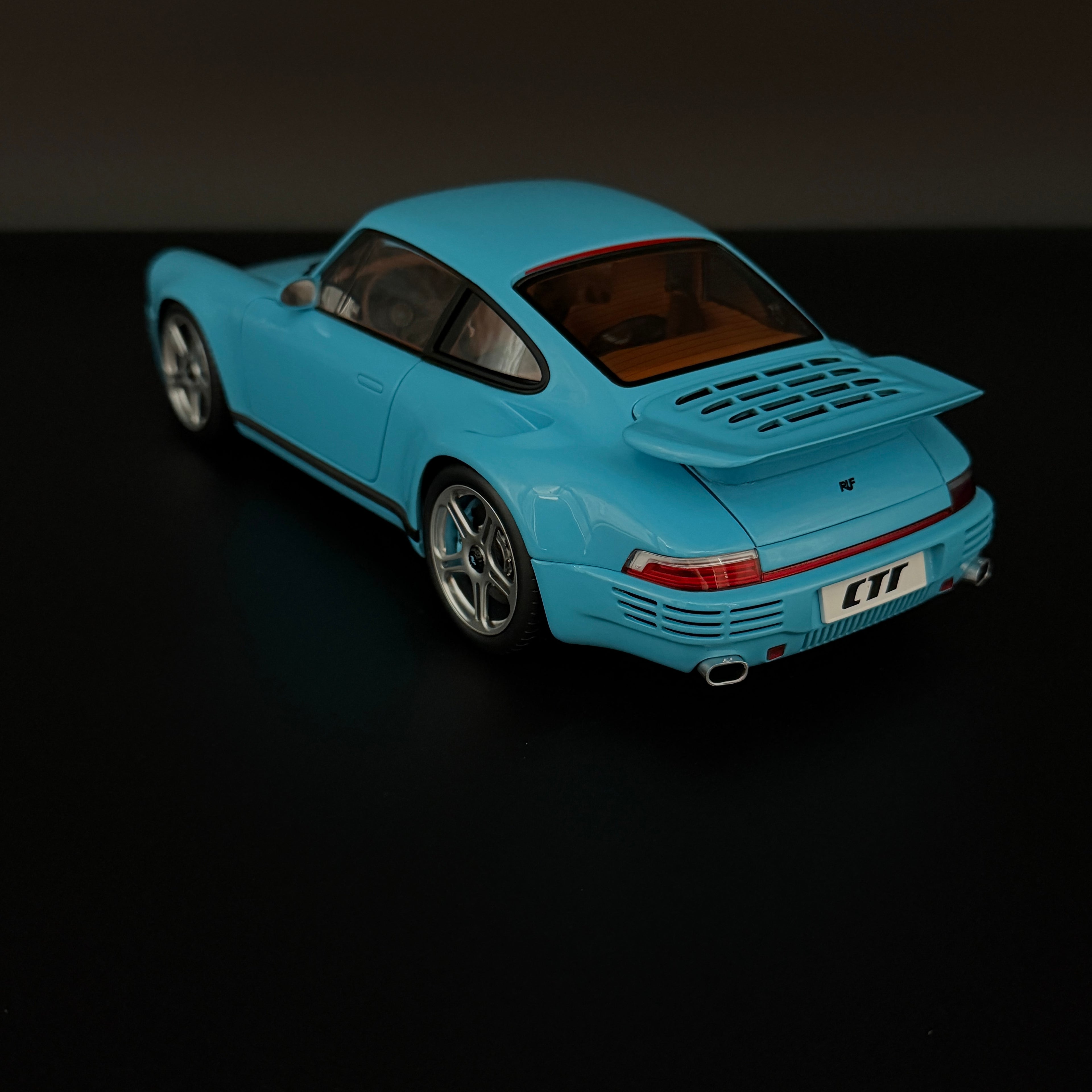 Almost Real Porsche 911 (964) RUF CTR Anniversary Coupé 2017 Bavarian Blue Sky 1:18