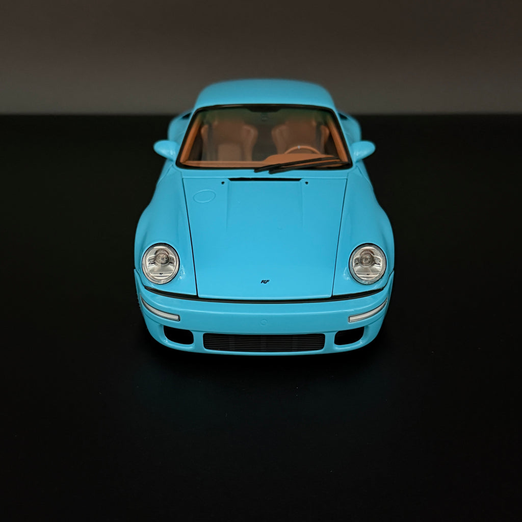 Almost Real Porsche 911 (964) RUF CTR Anniversary Coupé 2017 Bavarian Blue Sky 1:18