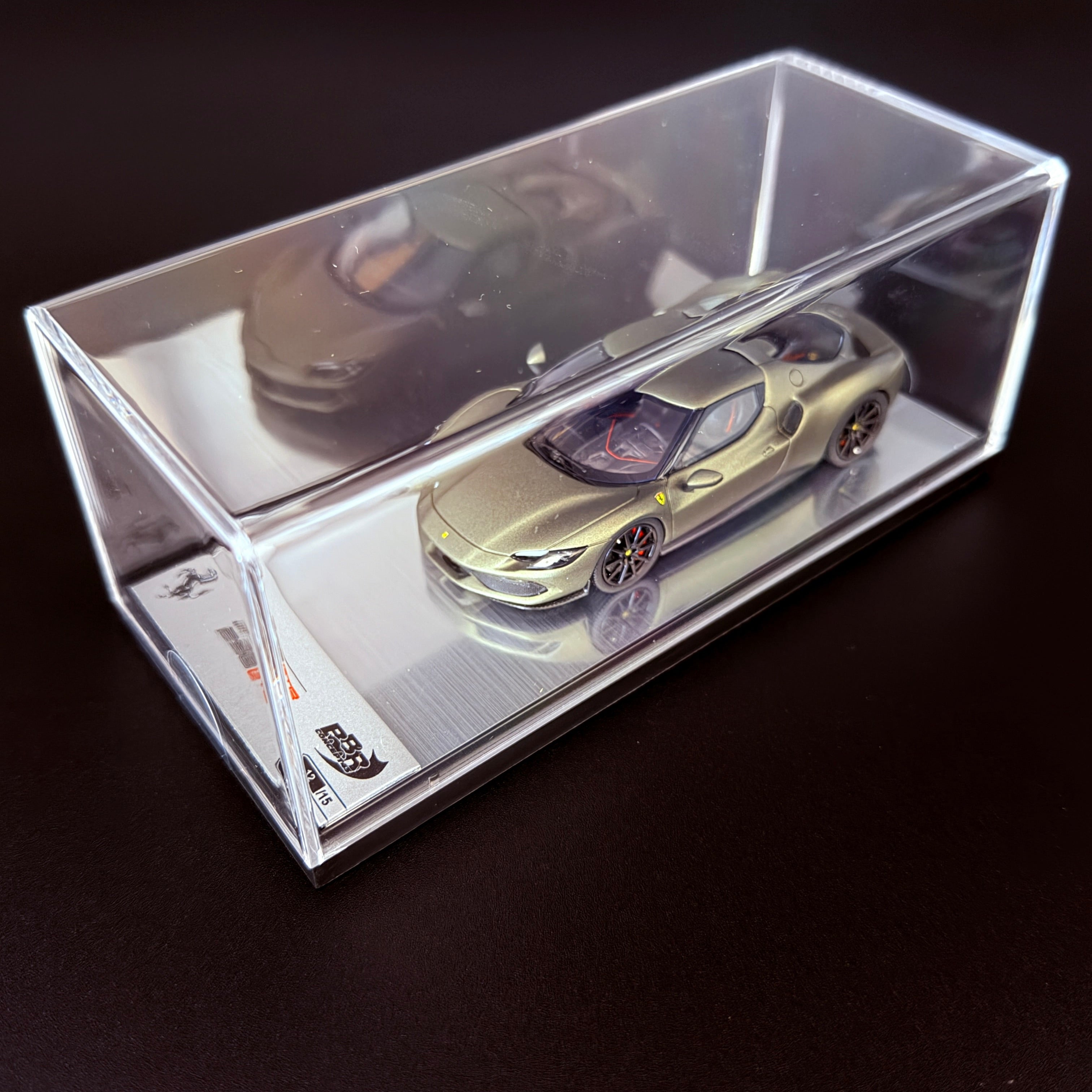 Modellauto BBR Models 1/43 Ferrari 296 Verde Manzoni Matt, Limitiert 15 Stk.