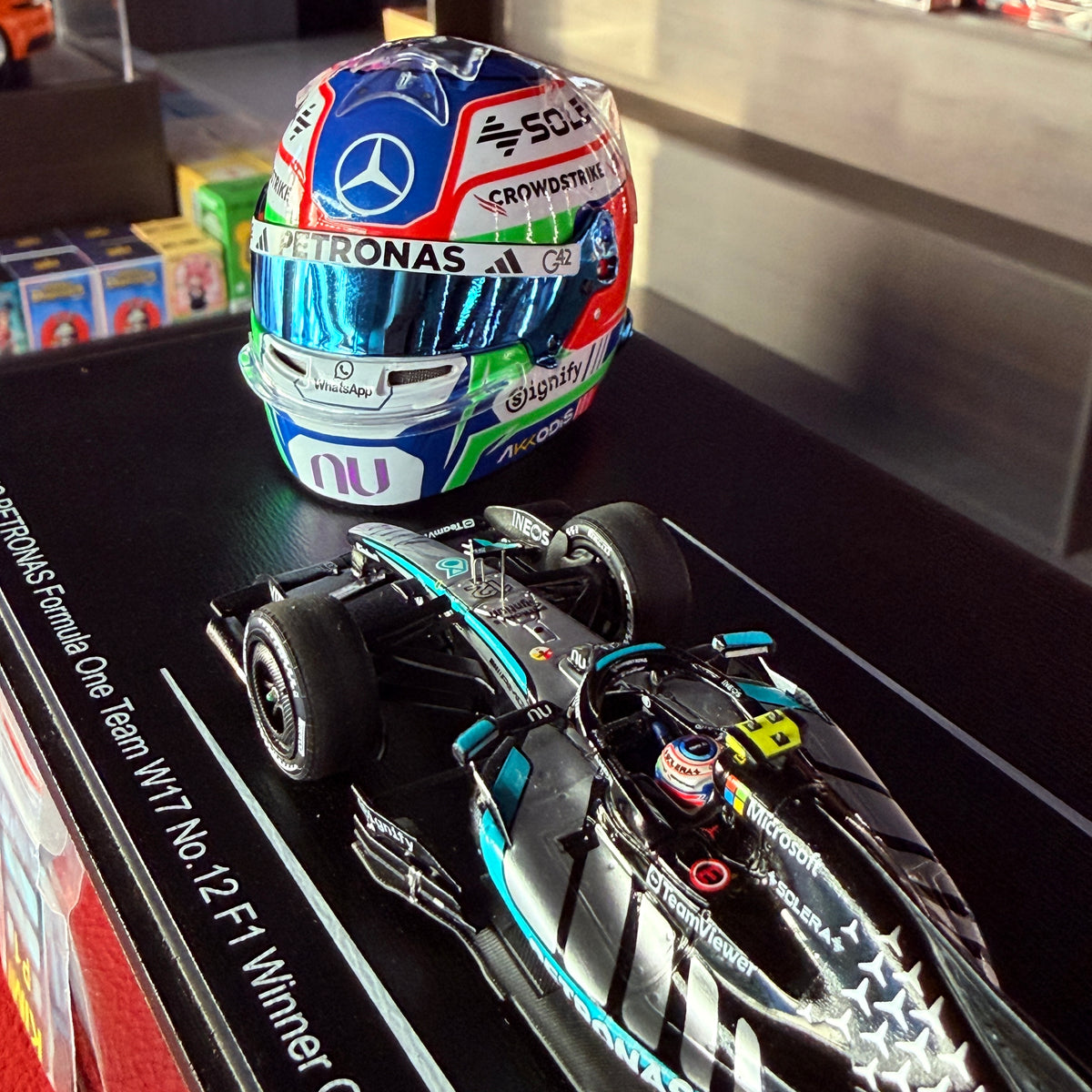 Kimi Antonelli Mercedes-AMG Petronas W17 Chinese GP Winner 2026 1:5 + 1:43 Set by Spark