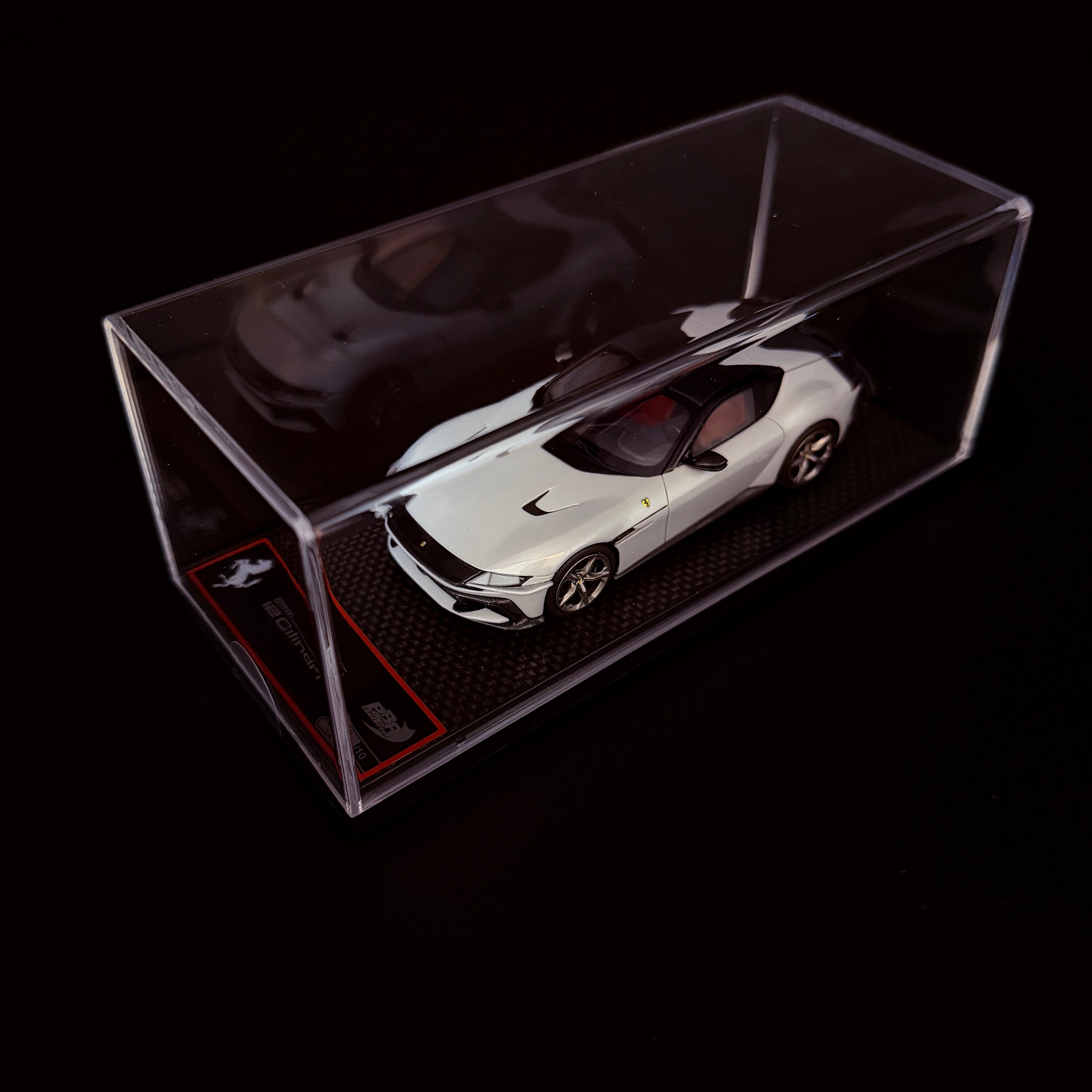 1/43 BBR Ferrari 12Cilindri Coupé Bianco Artico, limitiert 10 Stk.