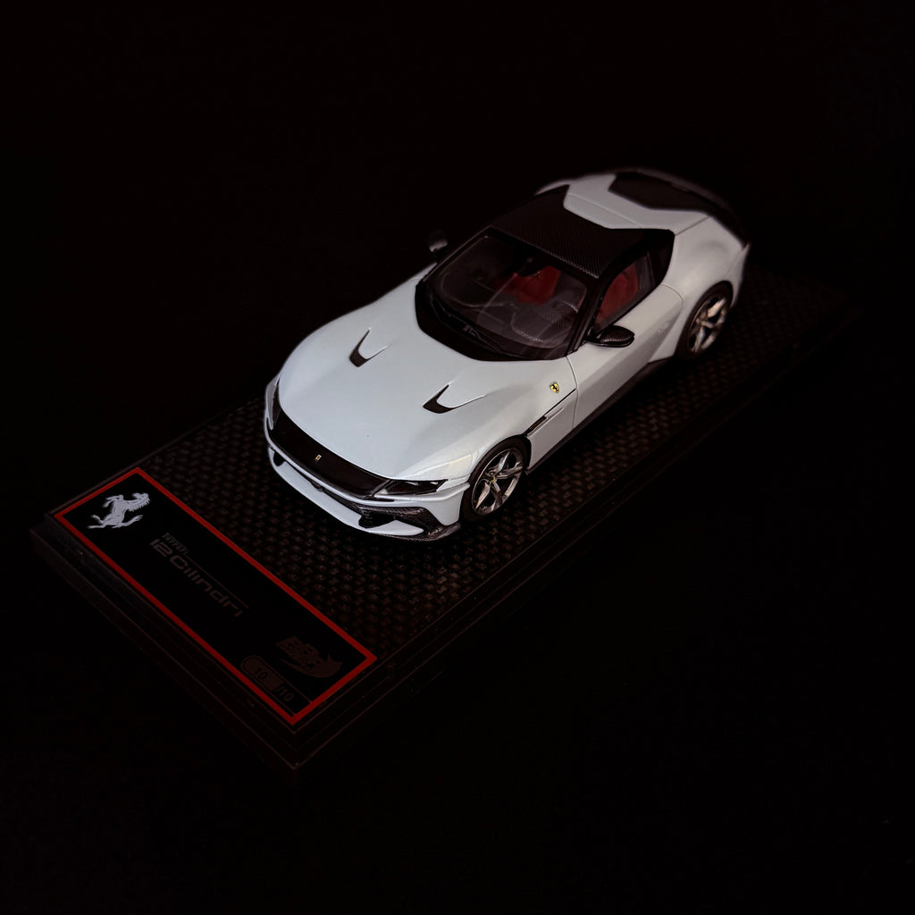 1/43 BBR Ferrari 12Cilindri Coupé Bianco Artico, limitiert 10 Stk.
