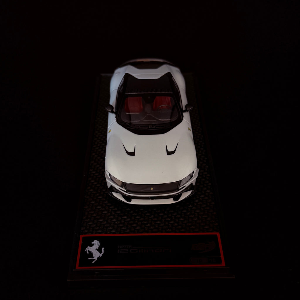 1/43 BBR Ferrari 12Cilindri Coupé Bianco Artico, limitiert 10 Stk.