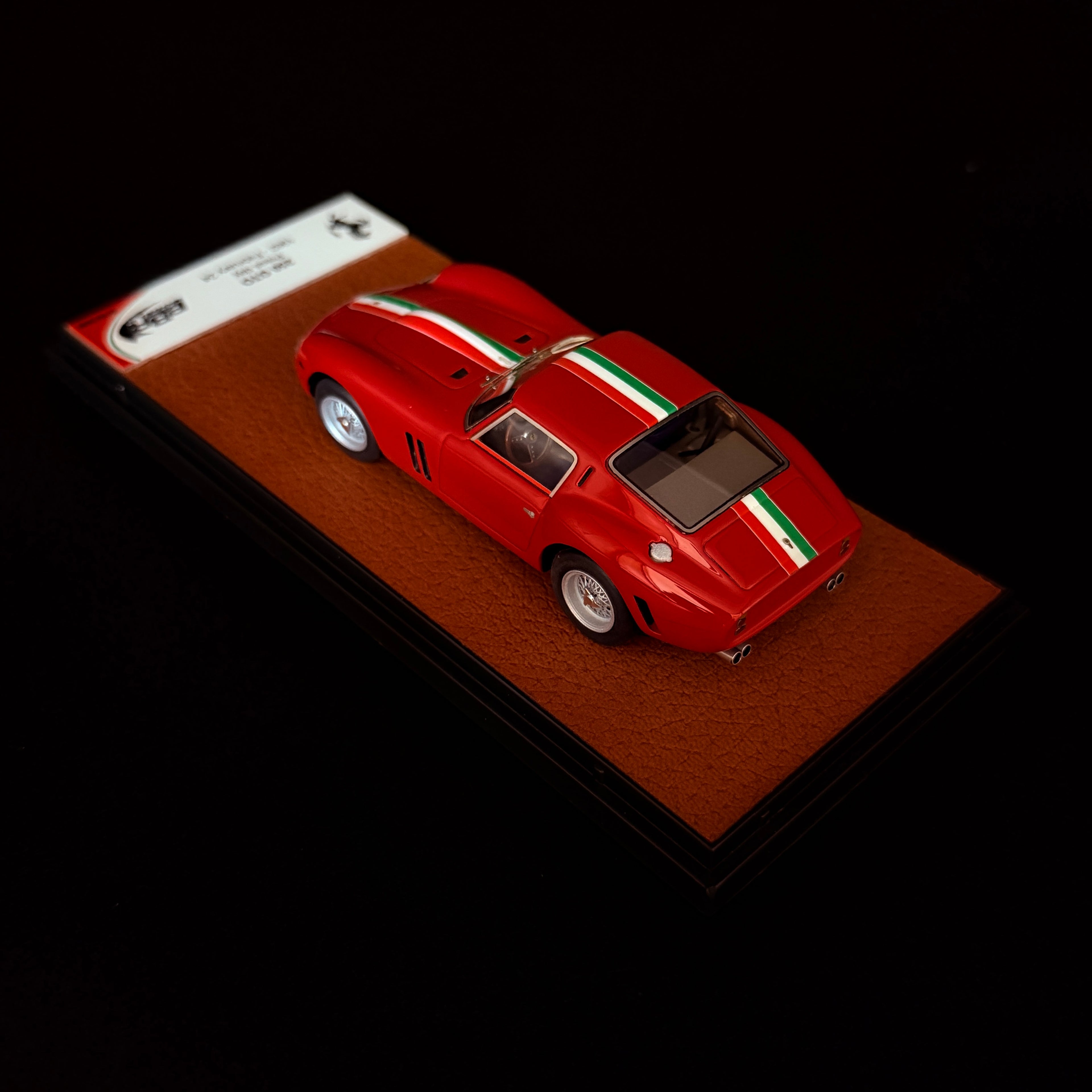 1/43 BBR Ferrari 250 GTO Press Day 1962 Italian Stripe Red