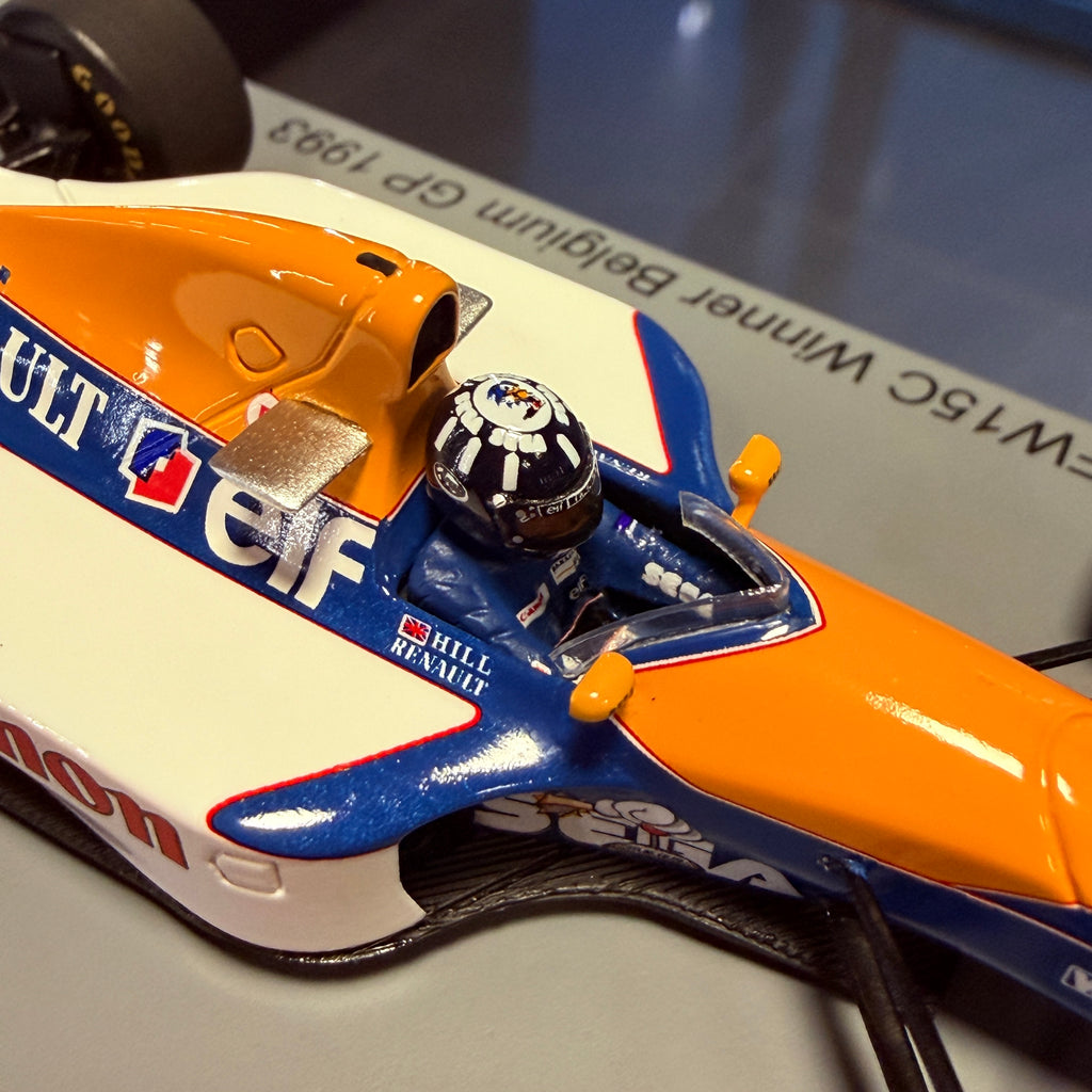 Vítěz Velké ceny Belgie 1993 Damon Hill Williams FW15C 1:43 od Spark