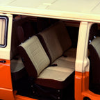 Volkswagen T3a Minibus 1978 Orange / Weiß Maßstab 1:18 Modell