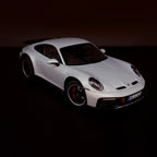 Modellauto Norev 1/18 Porsche 911 Dakar 2023 Ice Grey Metallic