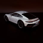 Modellauto Norev 1/18 Porsche 911 Dakar 2023 Ice Grey Metallic