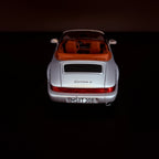 Porsche 911 964 Carrera 2 Cabriolet 1990 Silber Norev 1/18 Automodell