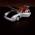 Porsche 911 964 Carrera 2 Cabriolet 1990 Silber Norev 1/18 Automodell