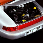 Porsche 911 964 Carrera 2 Cabriolet 1990 Silber Norev 1/18 Automodell