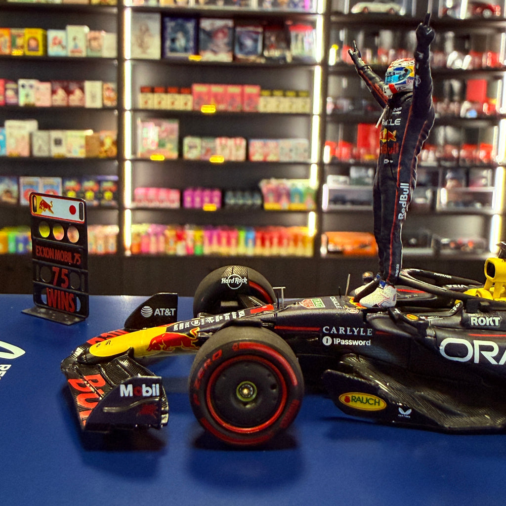 Oracle Red Bull Racing RB21 č. 1 Max Verstappen vítěz Velké ceny USA 2025 1:43 od společnosti Spark