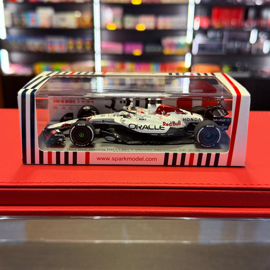 Red Bull Racing RB21 č. 1 Vítěz Velké ceny Japonska 2025 1:43 od Spark