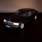 Norev Mercedes-Benz S 600 W140 1997 Obsidianschwarz Metallic Schwarz 1/18