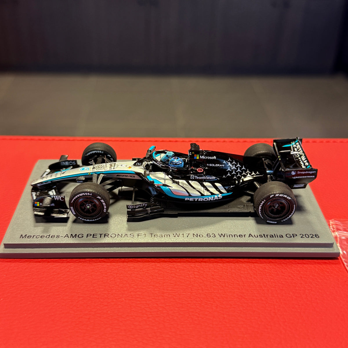Mercedes-AMG Petronas W17 No.63 George Russell Australian GP Winner 2026 1:43 by Spark