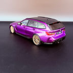 BMW M3 Competition M xDrive Touring 2024 – Twilight Purple Pearl Metallic Maßstab 1:18 von Solido